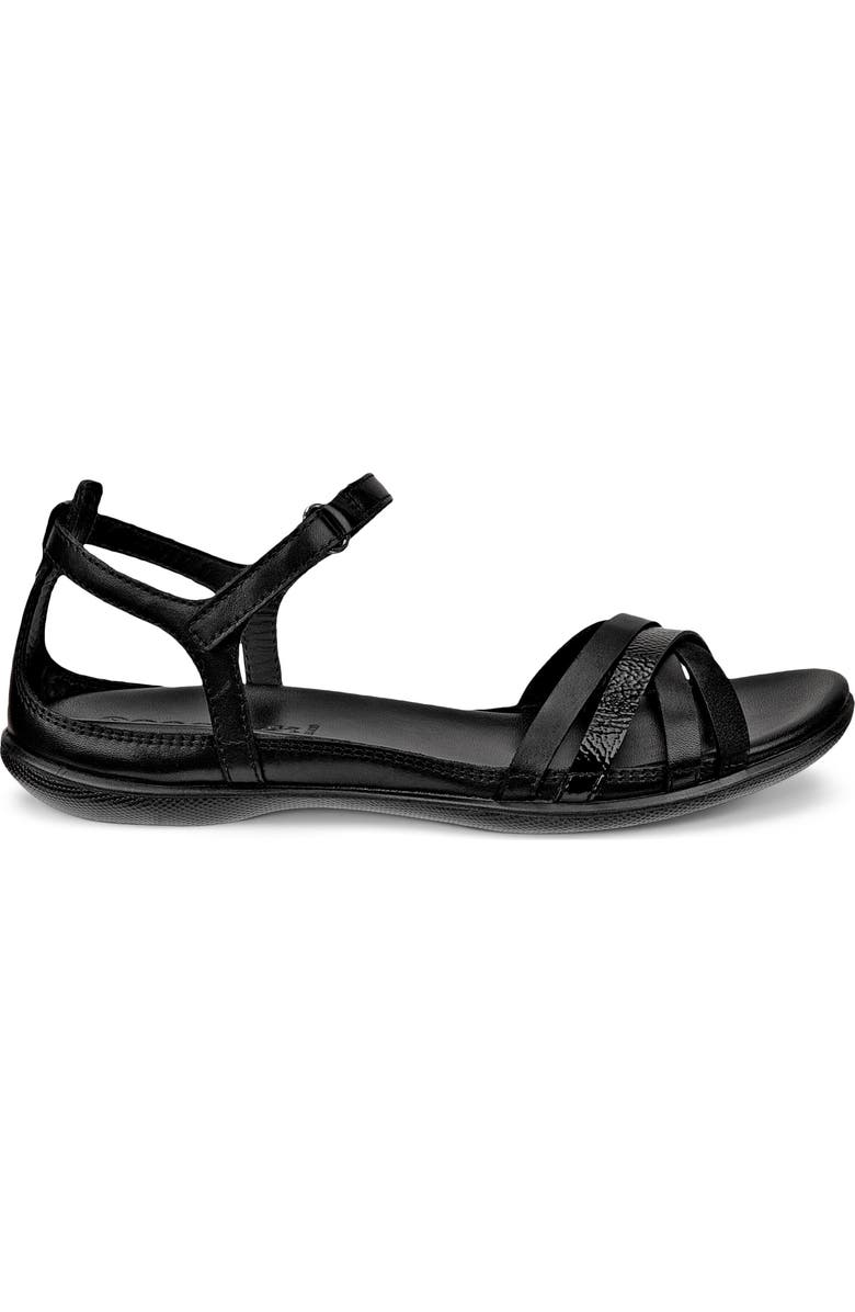 ECCO Flash Ankle Strap Sandal, Alternate, color, Black/ Black/ Black