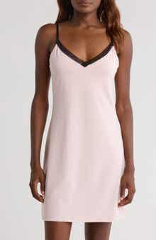 Natori Blissful Essentials Mesh Trim Chemise