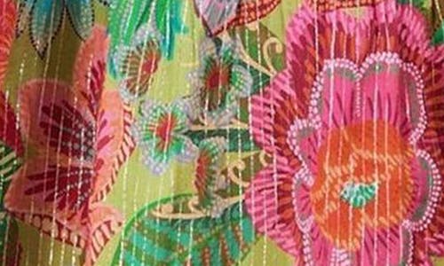 Lipsy Floral Print Tie Strap Maxi Dress