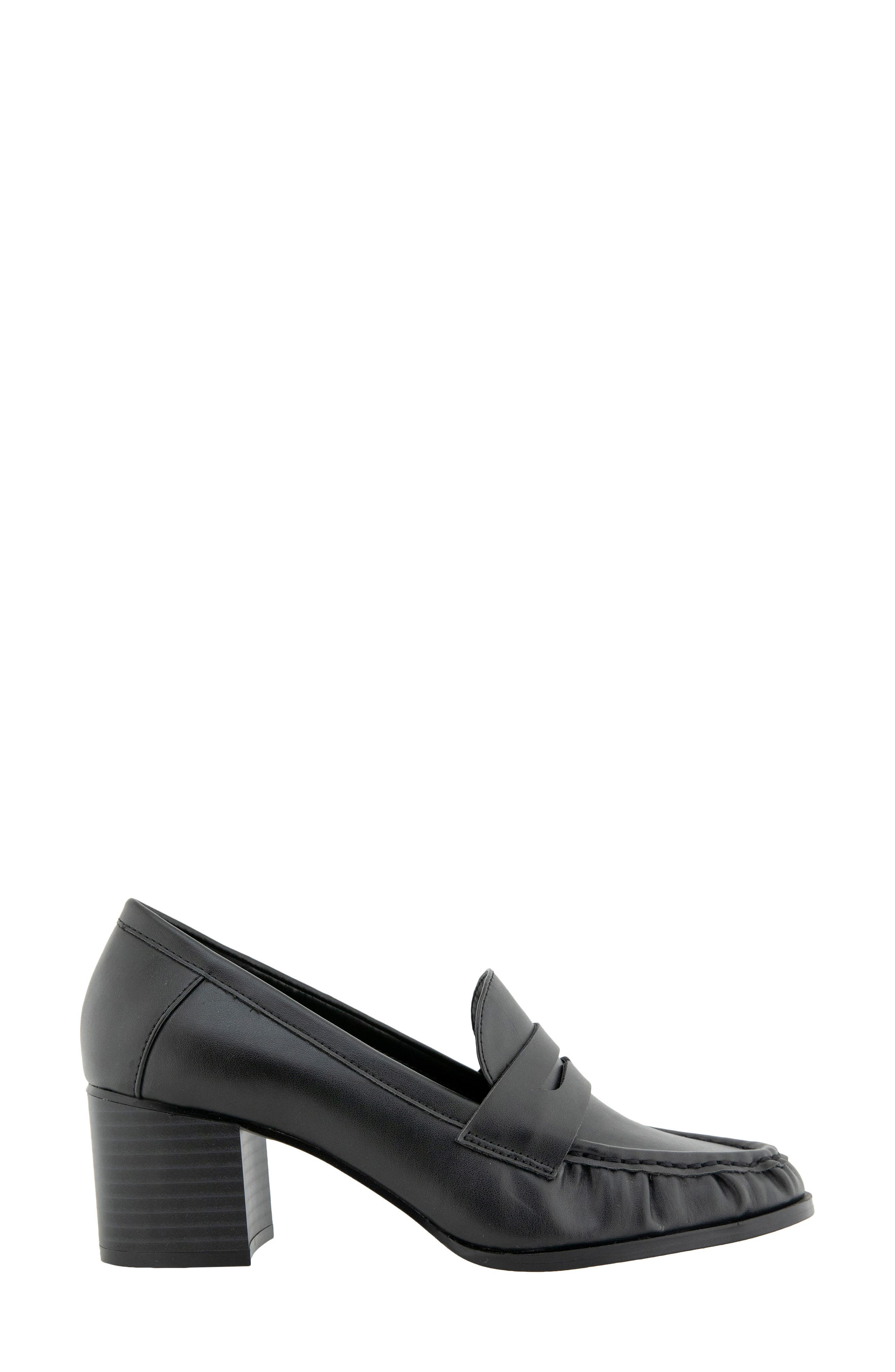 Koen Loafer Pump, Alternate, color, BLACK