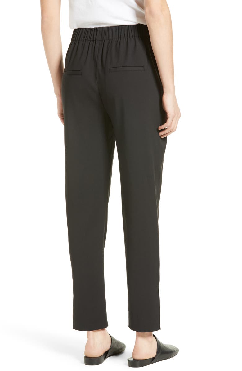 Vince Pleated Pull-On Track Trousers, Alternate, color, 