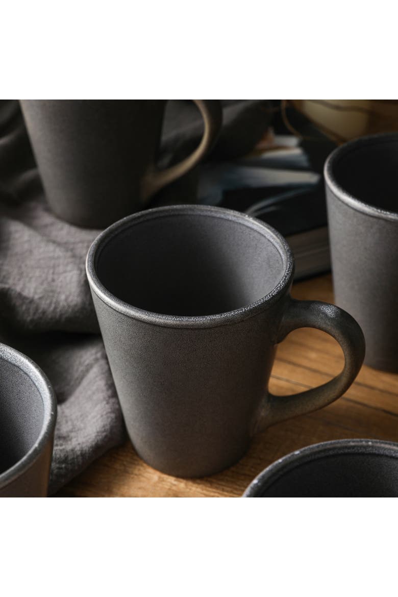 Grao Stoneware 16-Piece Dinnerware Set, Alternate, color, Grey