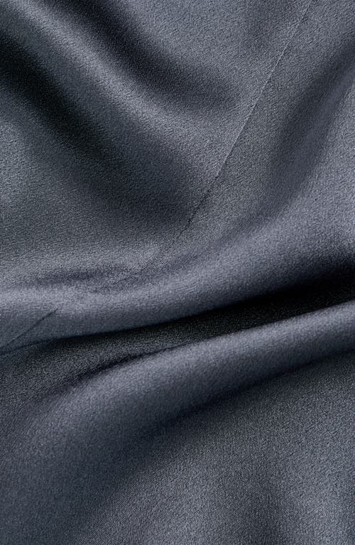 Reiss Lena Dolman Sleeve Silk Top In Blue