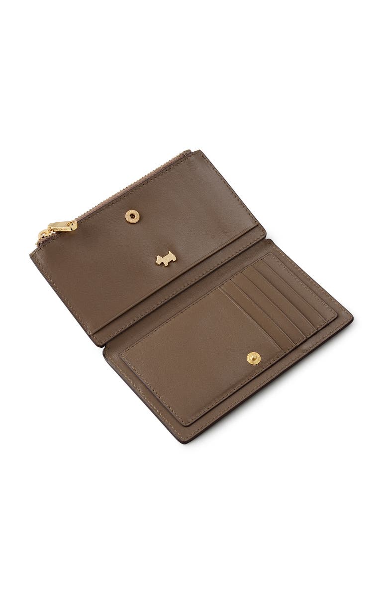 Radley Coin Street - Stud Medium Ziptop Wallet, Alternate, color, Coffee