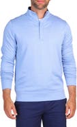 TailorByrd Luxe Performance Golf Fleece Quarter Zip Pullover