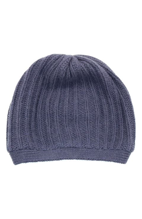 Rickrack Stitch Wool Blend Beanie