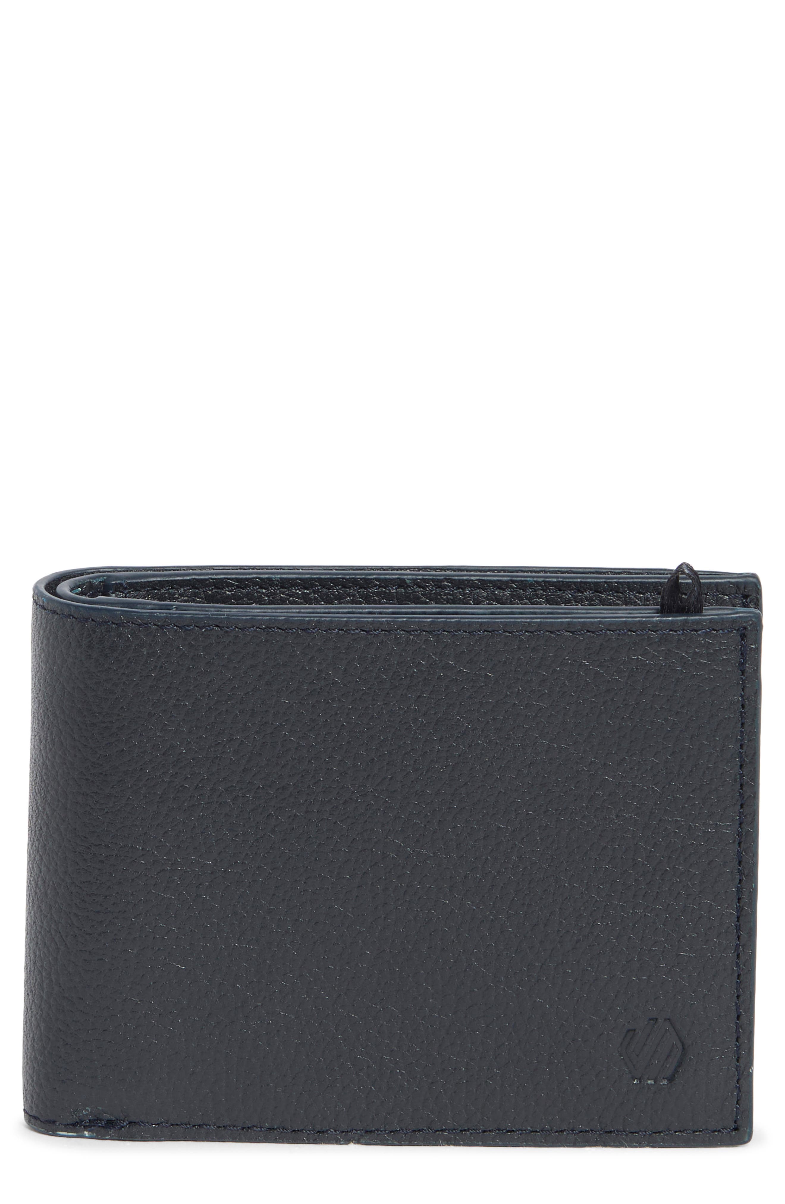 Johnston & Murphy Pebbled Leather Billfold Wallet