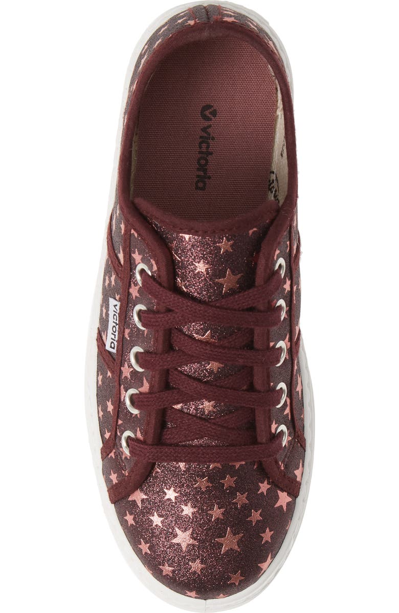 Victoria Shoes Barcelona Sparkle Platform Sneaker, Alternate, color,