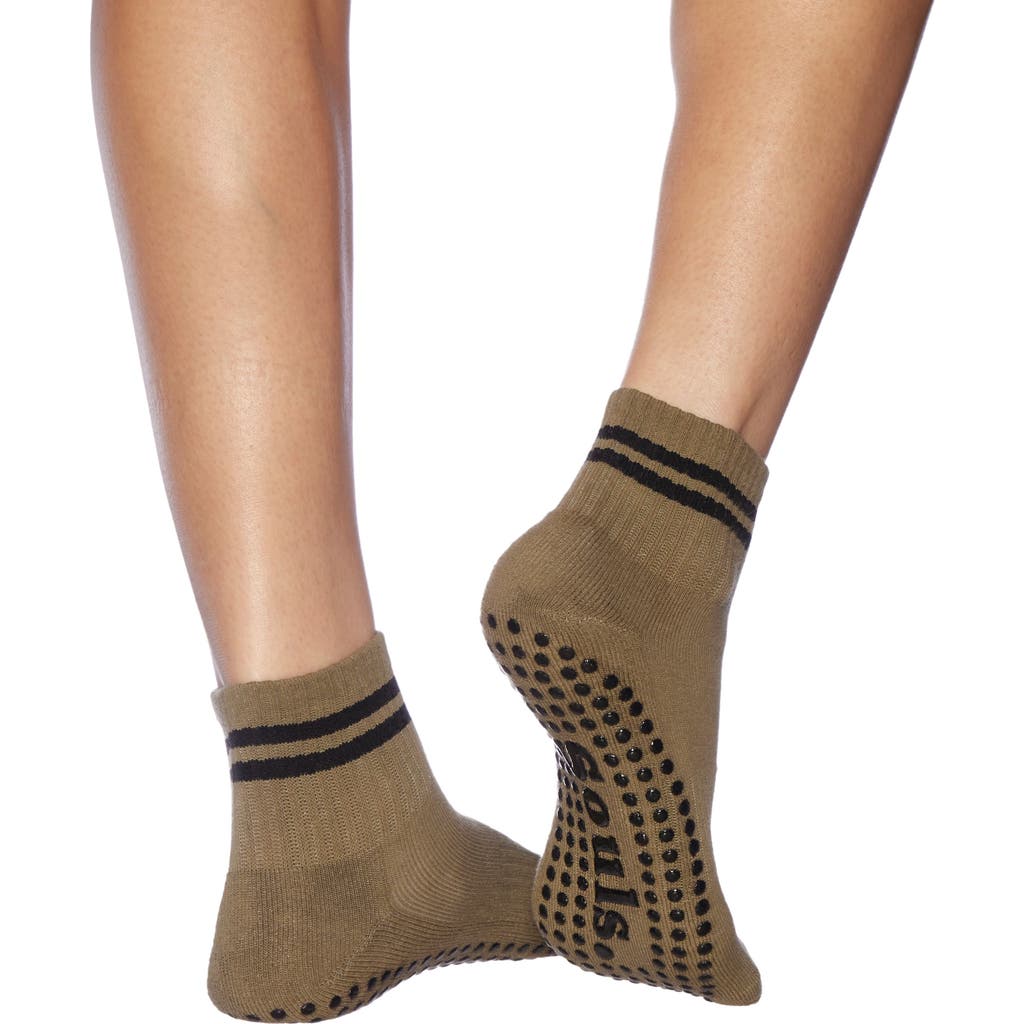 Souls. Classic Ankle Grip Sock In Olive