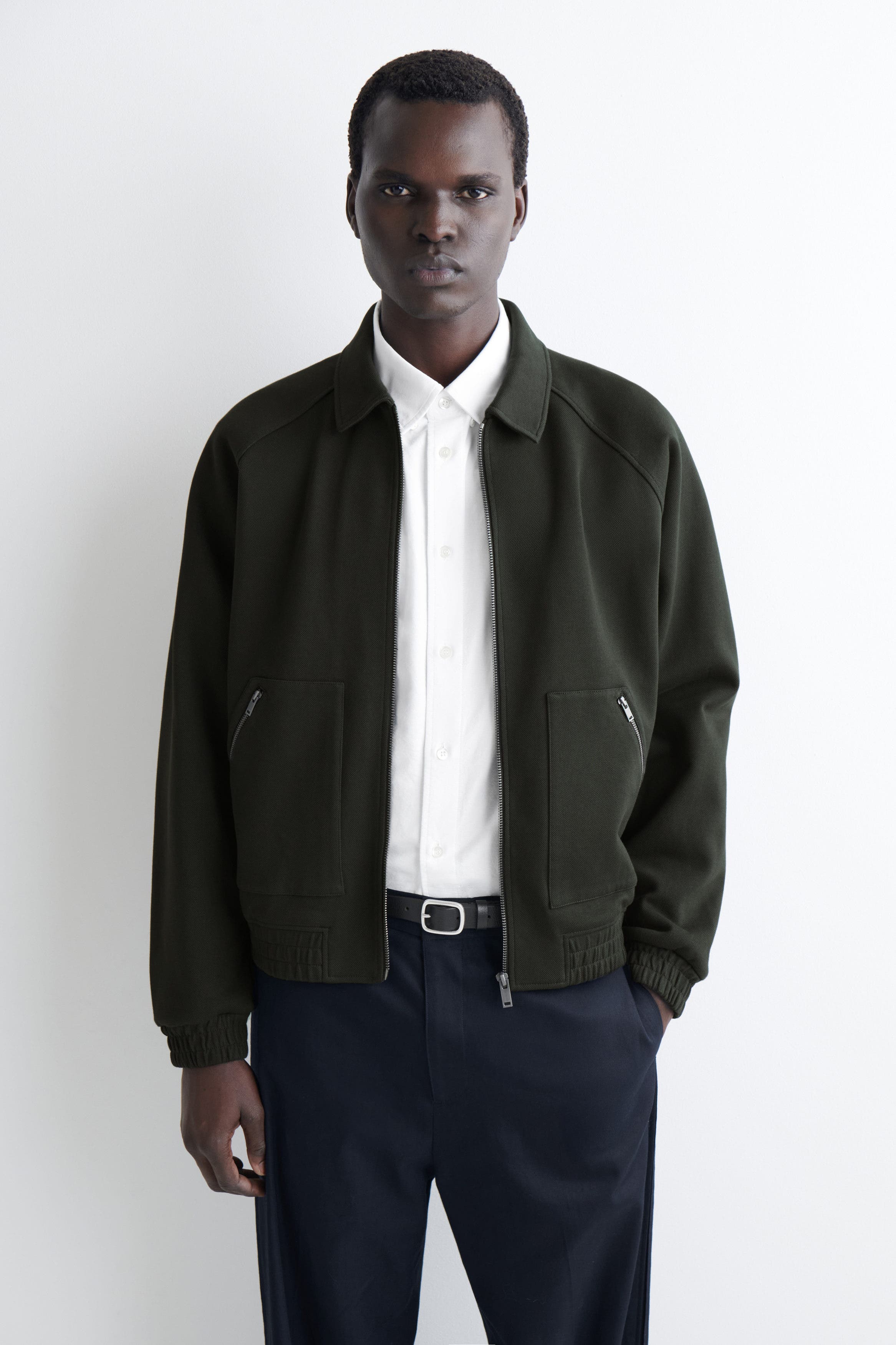 Cotton-Jersey Bomber Jacket - image 2