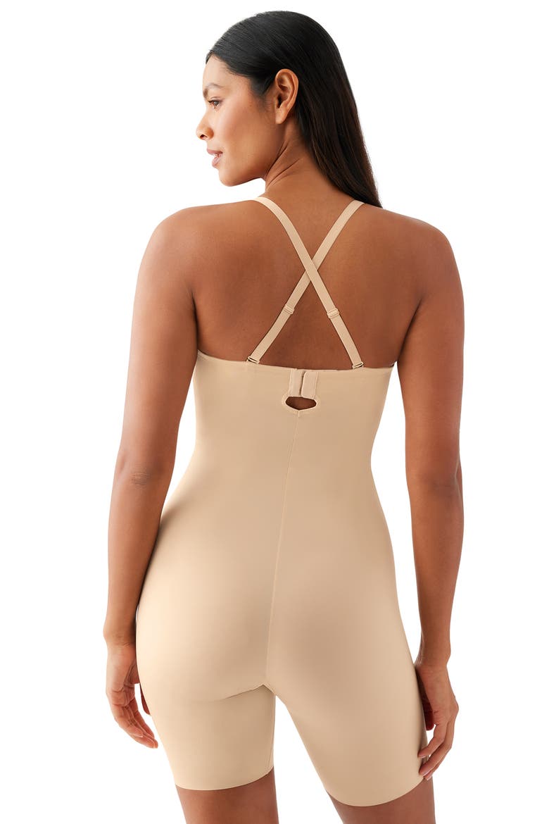 Red Carpet™ All in One Thigh Shaper Bodysuit, Alternate, color, SAND