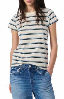 rag & bone The Slub Stripe T-Shirt