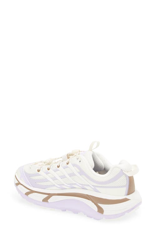 Hoka Mafate Three2 Wordmark Sneaker In White