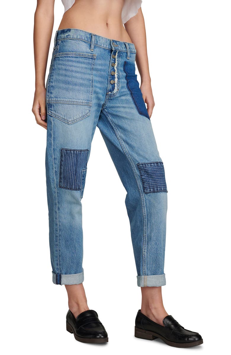 Lucky Brand Mid Rise Boyfriend Jeans, Alternate, color,