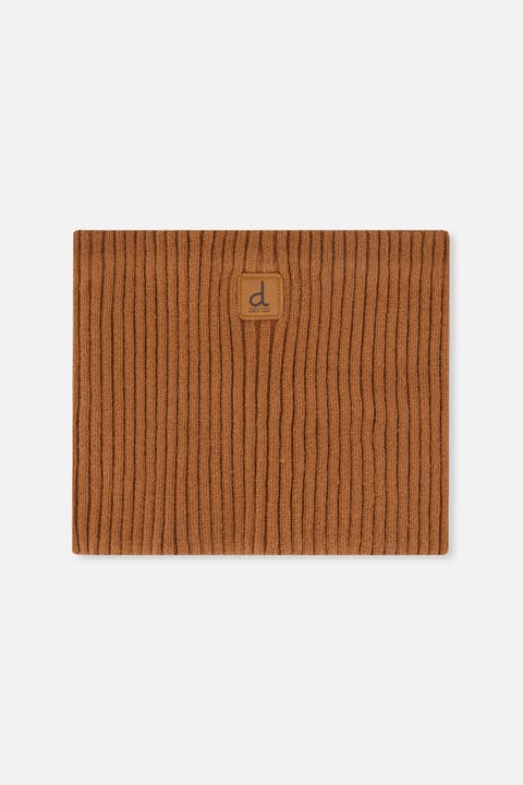 Ribbed Tube Logo Patch Neckwarmer