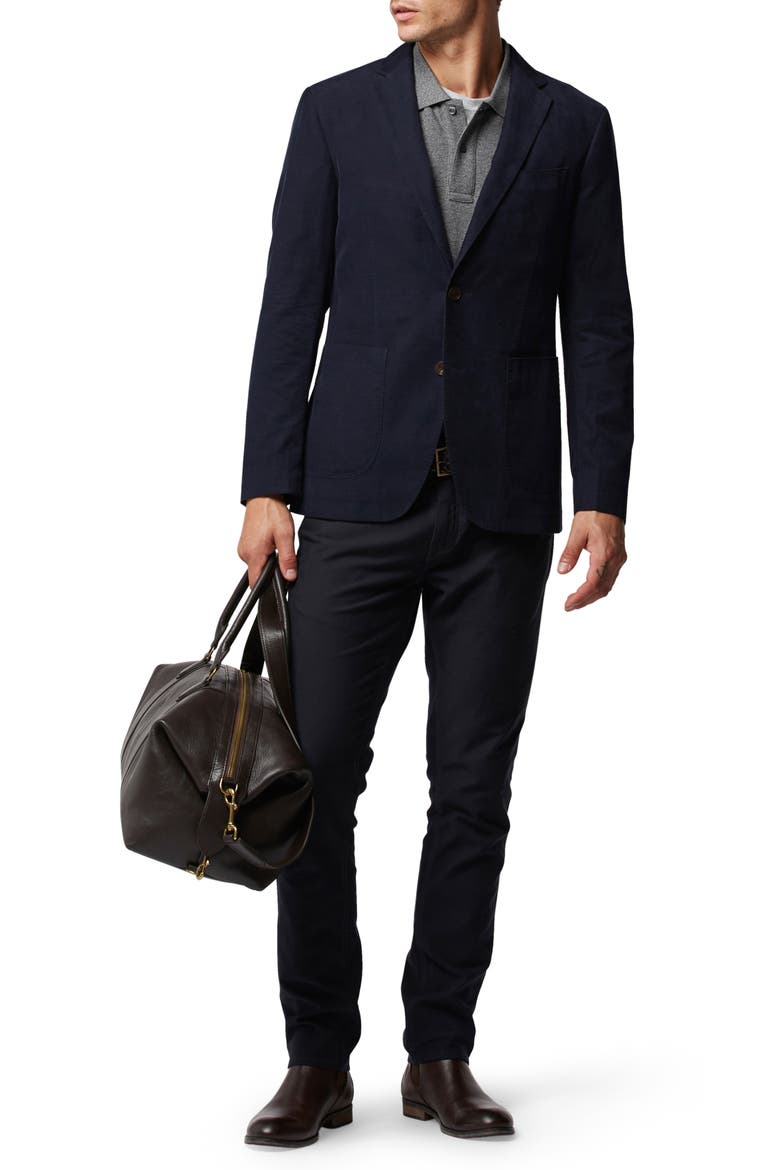 Saint Bathans Cotton Corduroy Sport Coat, Alternate, color, NAVY