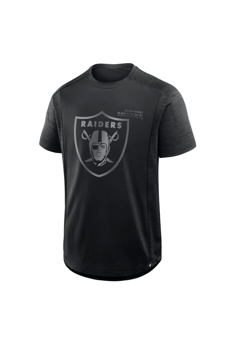Men's Fanatics Black Las Vegas Raiders Deceptive Juke T-Shirt, Alternate, color, Black