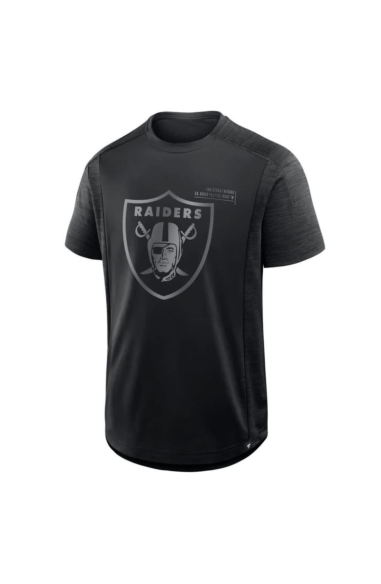 FANATICS Men's Fanatics Black Las Vegas Raiders Deceptive Juke T-Shirt, Alternate, color, Black