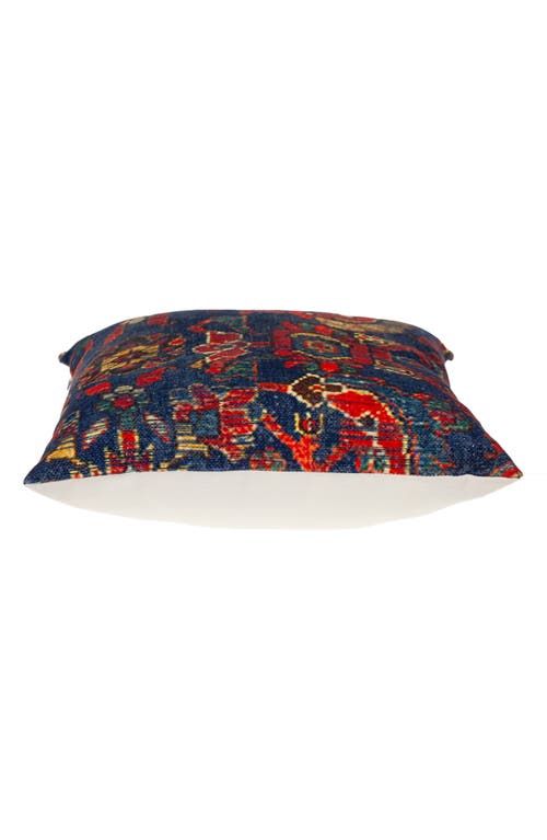 Parkland Collection Tapestry Cotton Accent Pillow In Blue
