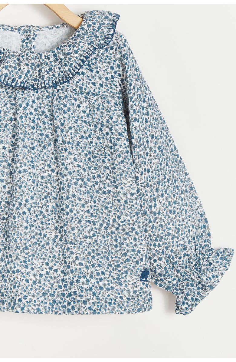 Babycottons Premium Cotton Flora Blouse For Infant, Alternate, color, Lavender