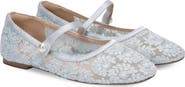 Kailee P Zora Crochet Lace Mary Jane Flats