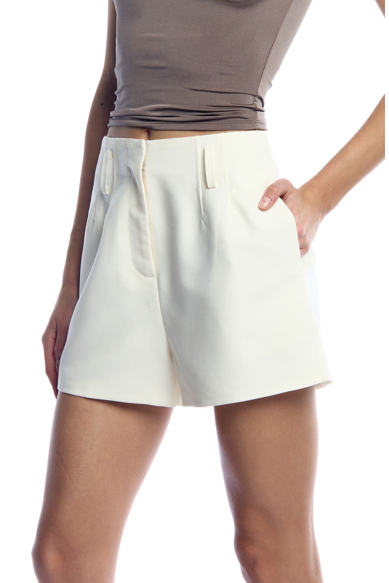 Milan High Waist Short, Alternate, color, Ivory