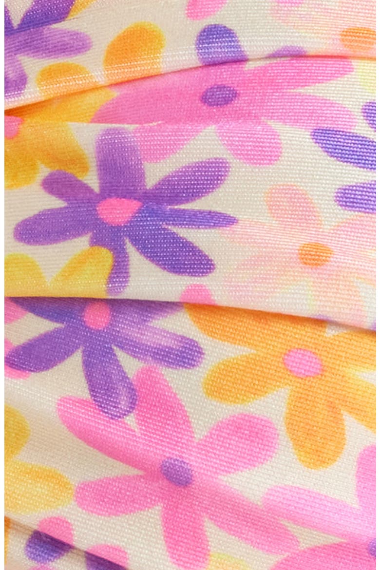 Strapless Bandeau Bikini Top, Alternate, color, DAISY DREAMER
