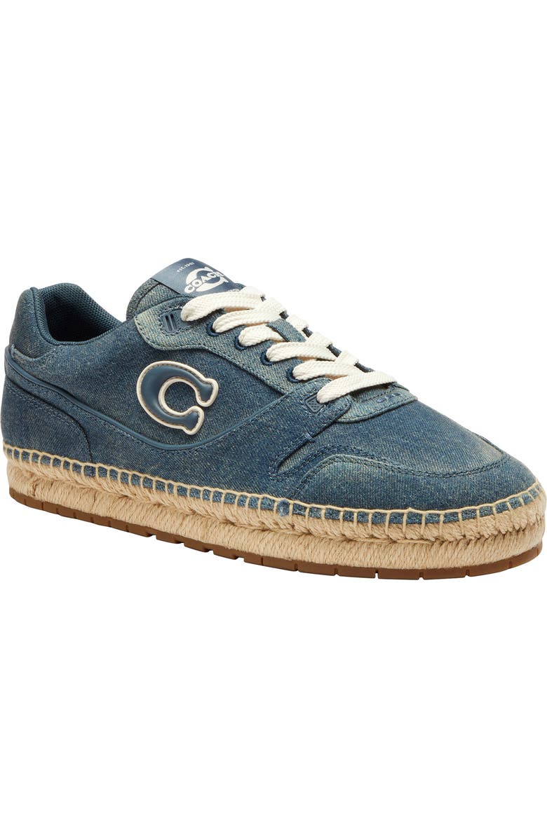COACH Soho Espadrille Sneaker, Main, color, Denim.