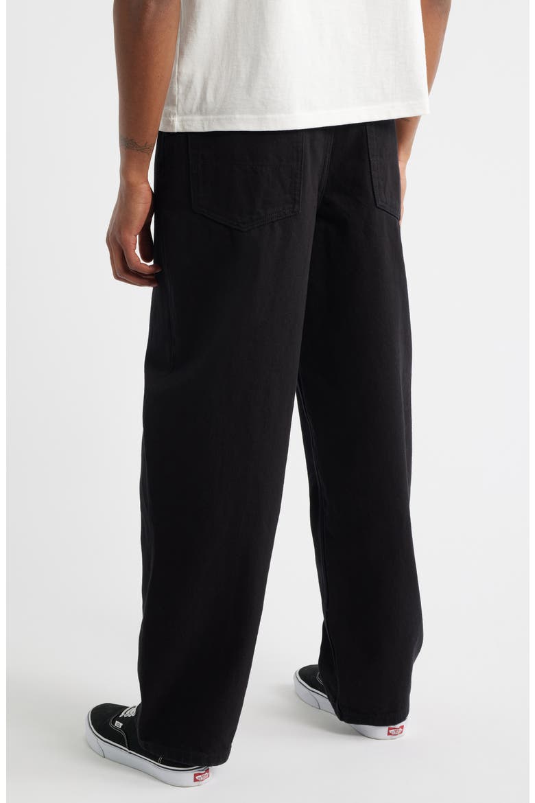 Check-5 Baggy Jeans, Alternate, color, BLACK