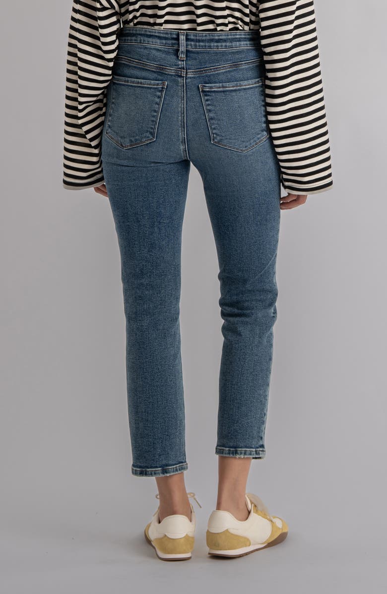 KUT from the Kloth Rachael Fab Ab High Waist Crop Mom Jeans, Alternate, color, Radiant