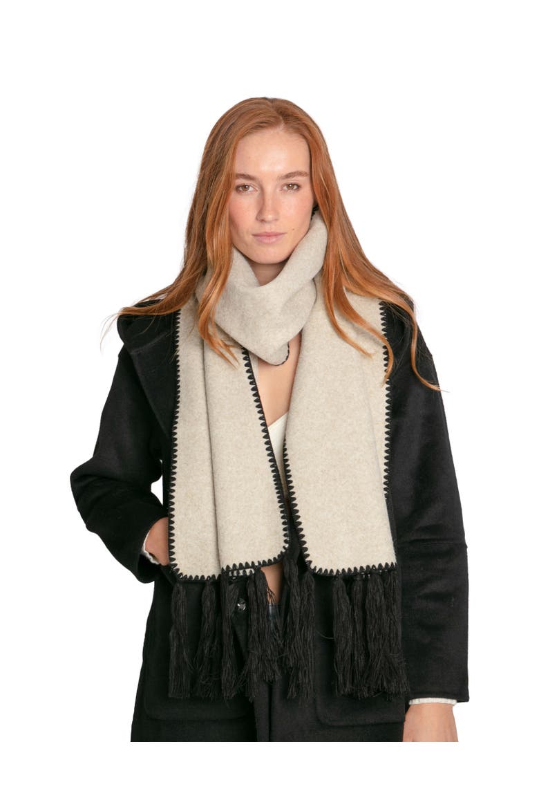 Mountain Side Scarf, Main, color, Cream