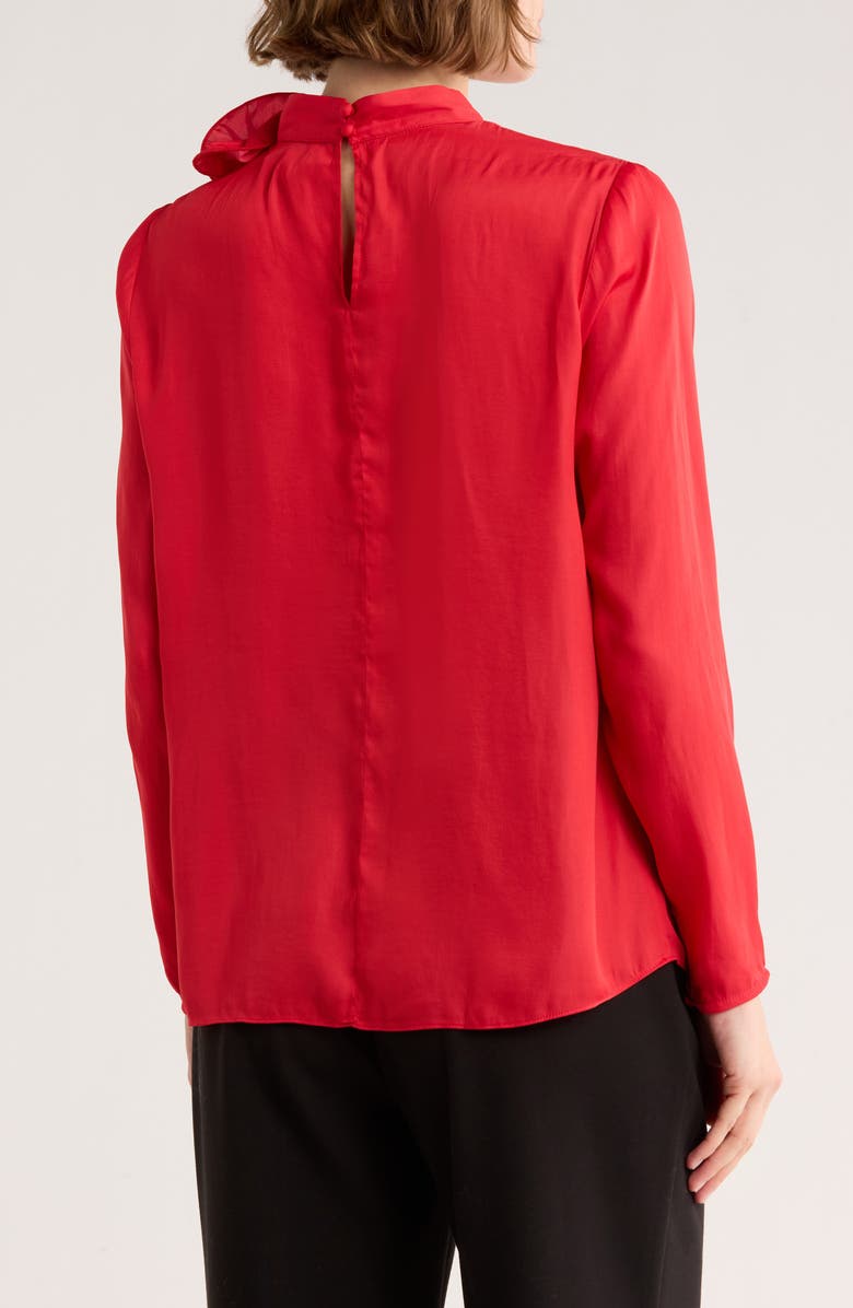 Lucy Paris Leighton High Neck Top, Alternate, color, Red