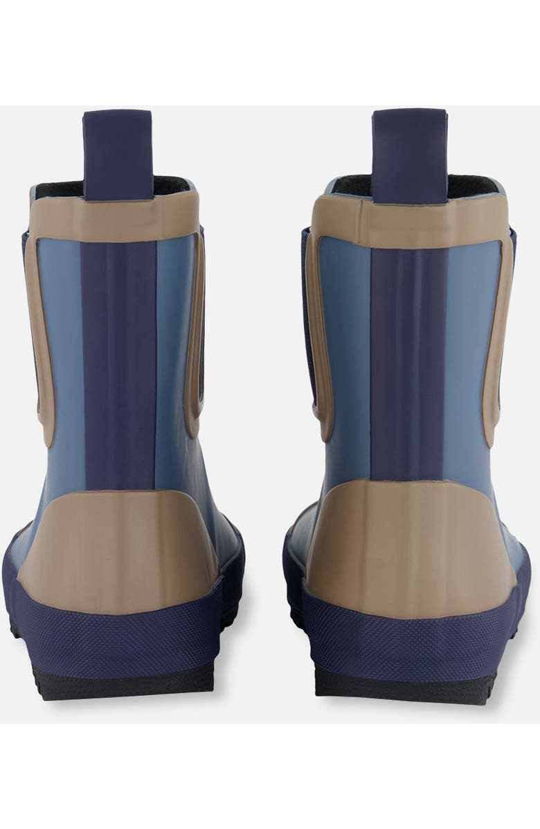 Deux par Deux Boy's Short Rain Boots Blue, Alternate, color,