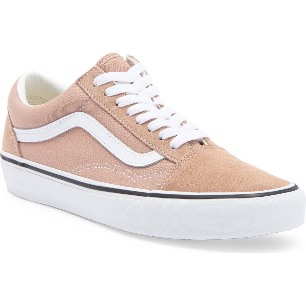 Vans Old Skool Rose Smoke Suede Lace-up Sneakers In Color Theory Warm Taupe