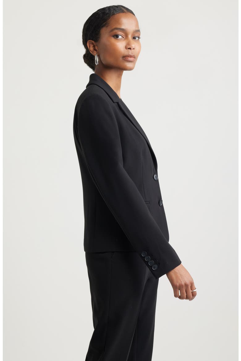 The Hanna Slim Fit Blazer, Alternate, color, BLACK