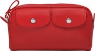 Longchamp Le Foulonne Wide Cosmetic Bag