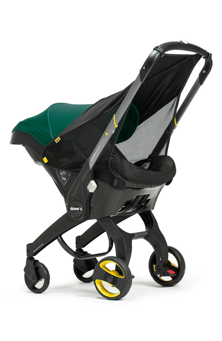 Doona Sunshade Extension, Alternate, color, Black