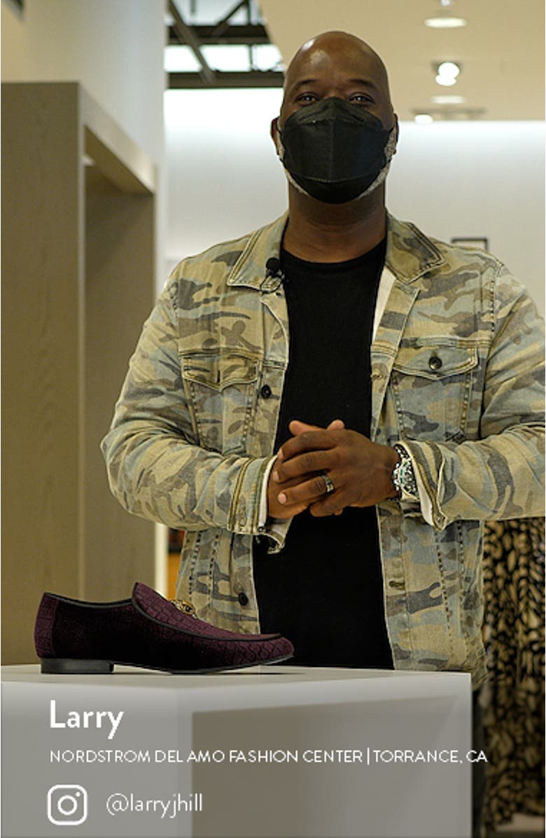 Hugh Eagle Velvet Loafer, sales video thumbnail