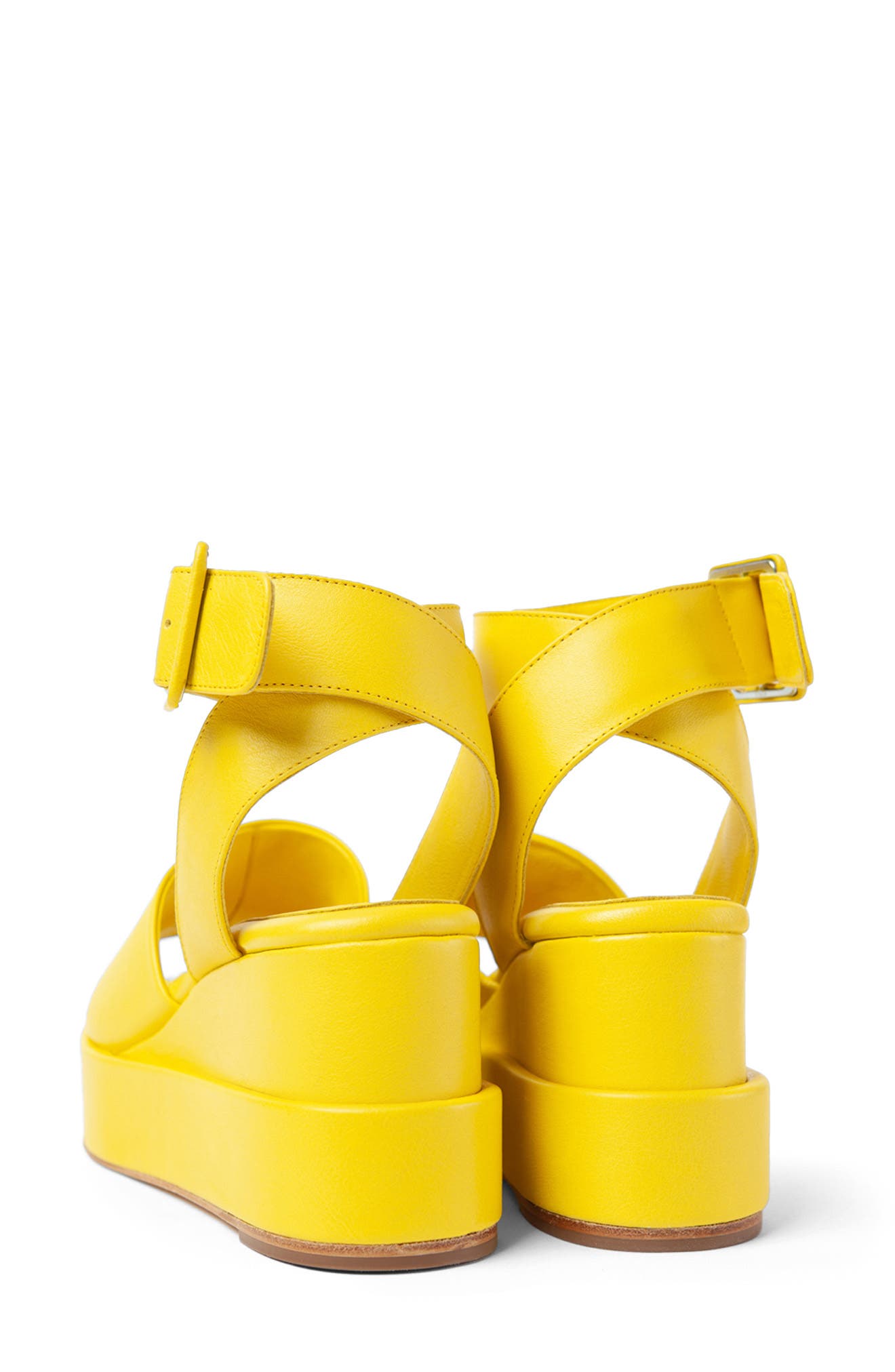 Paloma Barcelo Luna Ankle Strap Platform Wedge Sandal, Alternate, color, 