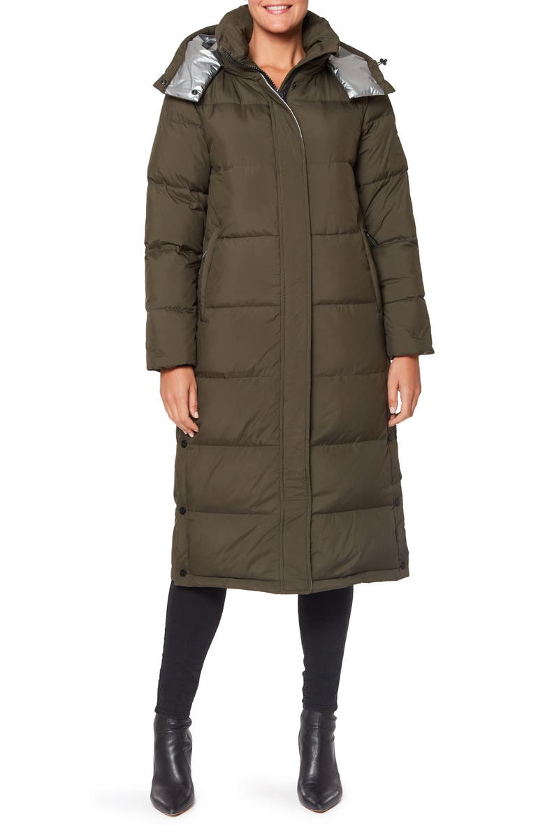 Sanctuary Down & Feather Fill Long Jacket, Main, color,