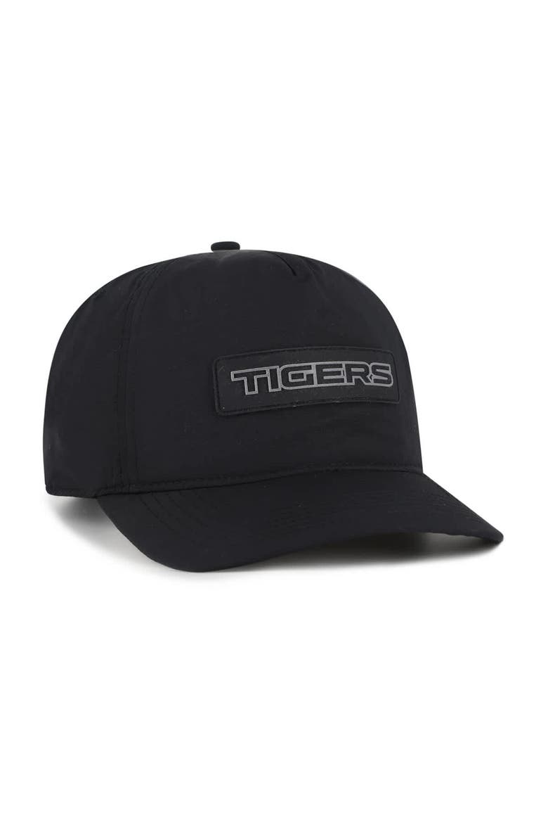 Men's '47 Black Detroit Tigers Quiet Outdoors Hitch Adjustable Hat, Alternate, color, Black