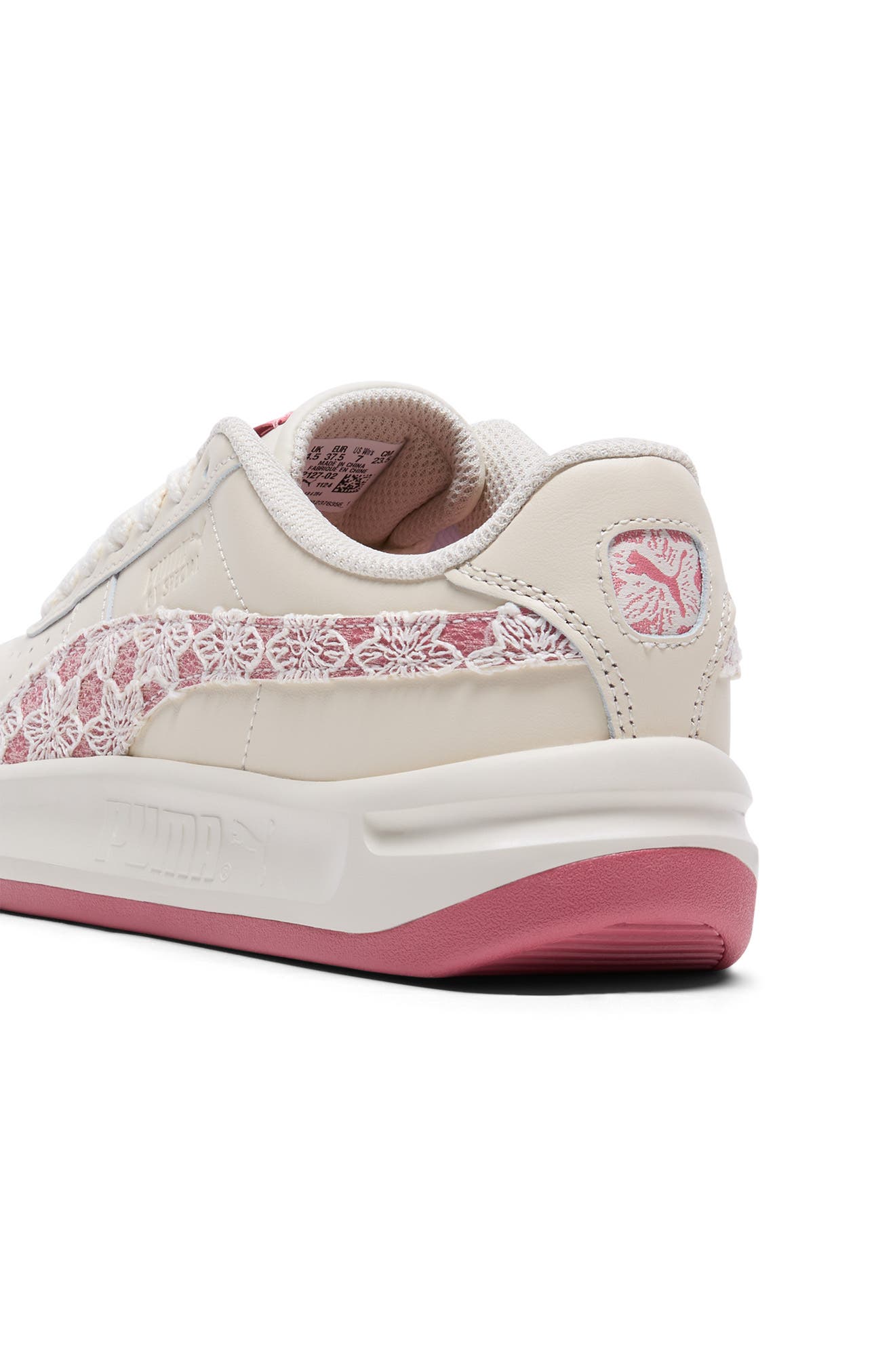 PUMA GV Special Bloom Sneaker, Alternate, color, Alpine Snow/ Heartfelt