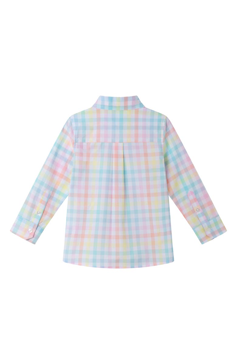 Andy & Evan Kids' Multicolor Check Cotton Button-Up Shirt, Alternate, color, Multi