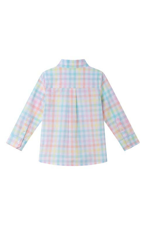 Andy & Evan Kids' Multicolor Check Cotton Button-up Shirt In Multicolored