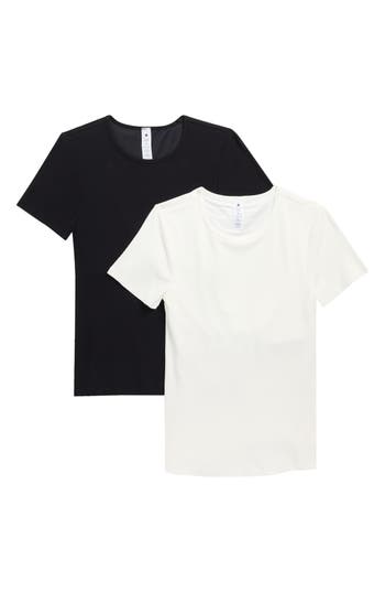 Yogalicious Tara Heavenly 2-pack Rib T-shirts In Multi