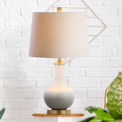 Gradient Ceramic/Brass LED Table Lamp
