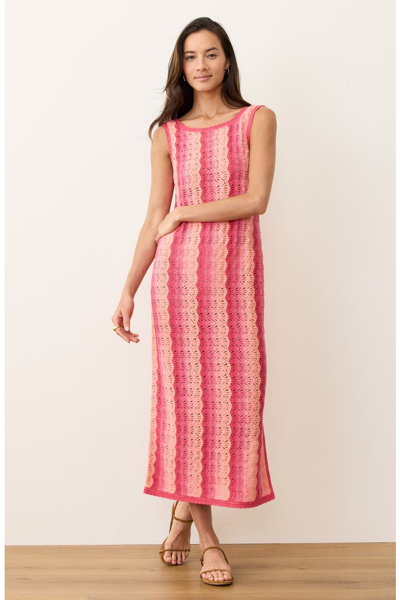 Mirage Sleeveless Midi Sweater Dress, Alternate, color, HIBISCUS MULTI