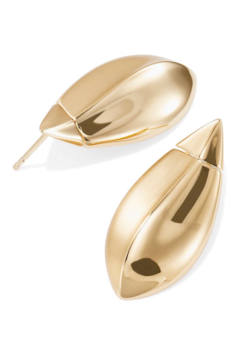 Tao Statement Drop Earrings, Alternate, color, GOLD