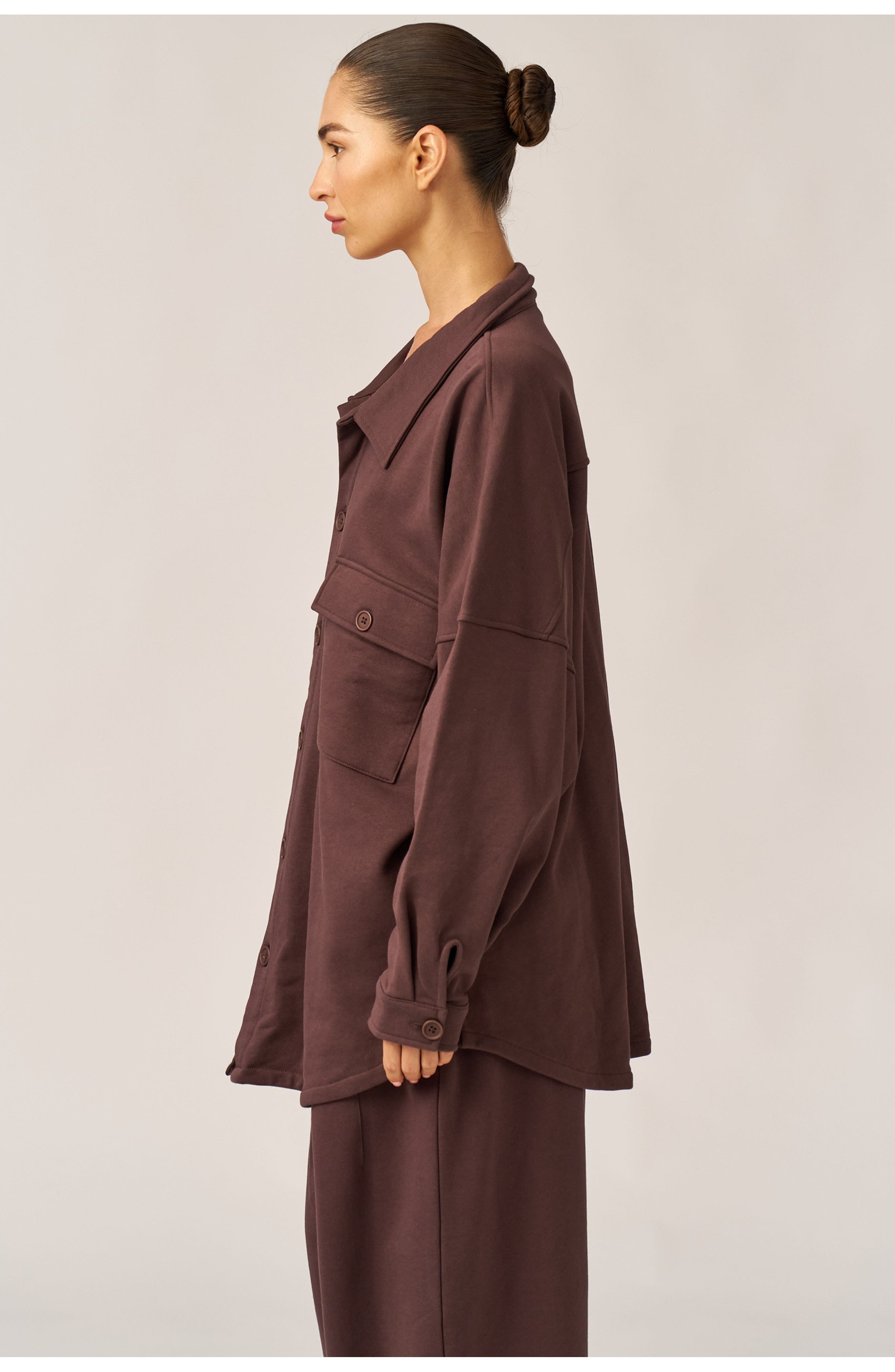 Cozy Coast Airport Button Up Shacket - image 4