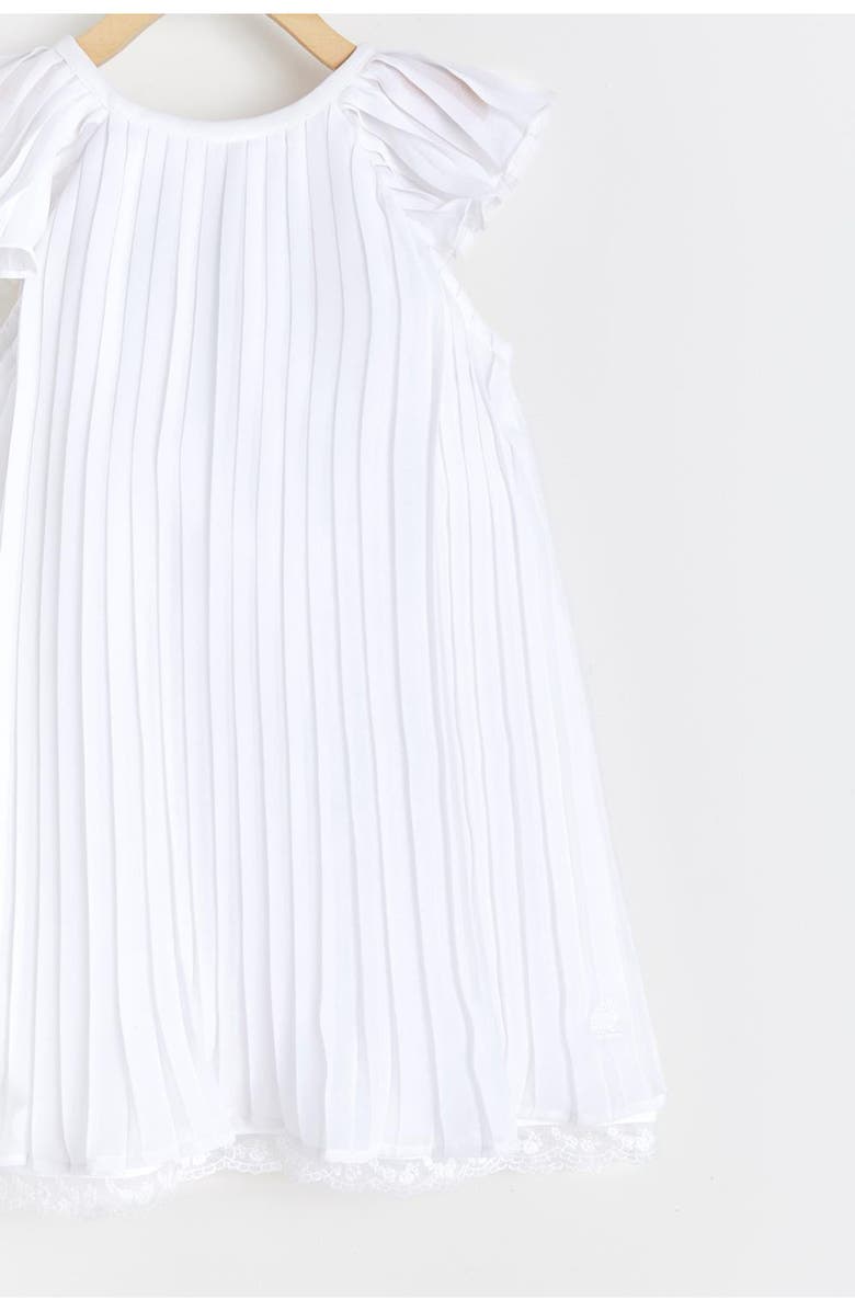 Babycottons Dress Plisado Celebration for Toddler, Alternate, color, White